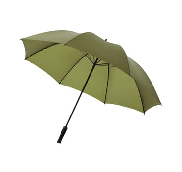 Classic Green Umbrella Isolated on White