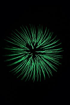 Green Fireworks