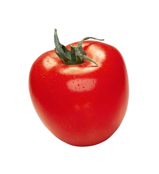 tomato with water drops