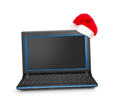Laptop isolated on white