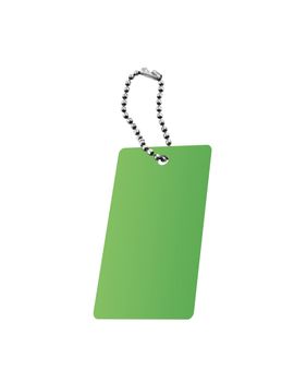 Blank tag tied with string.