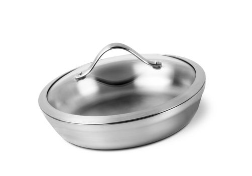 Silver cooking pot