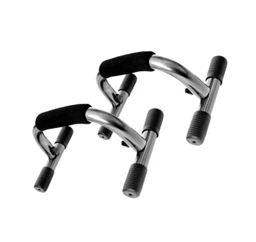 Push-up bars isolated