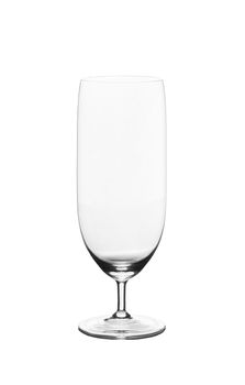 Empty wine glass, isolated on a white background