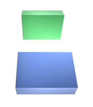 Blank Box on White