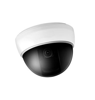 Omnipresent security camera video surveillance globe.