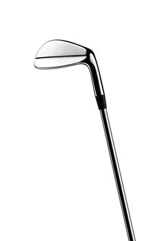 Golf club on white background