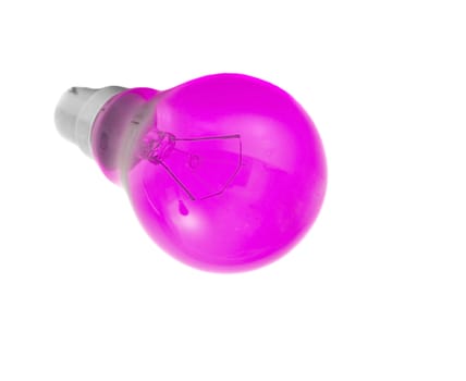 Photo of light bulb on white background