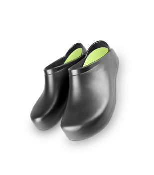 rubber boots isolated on white background.
