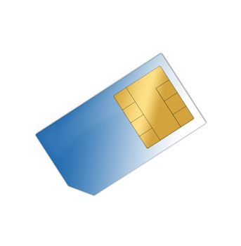 blue sim card