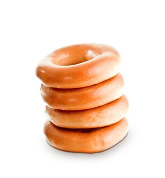 Bagels isolated