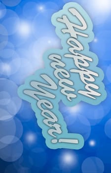 Happy New Year card