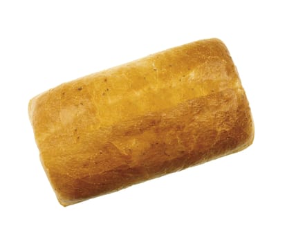 bread on a white background