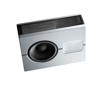 loud speaker. Isolated on white.