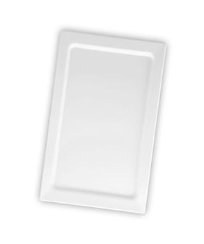 square plate isolated