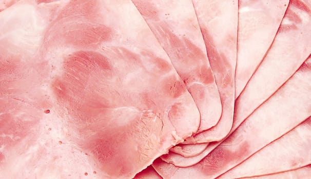 Sliced sausage.