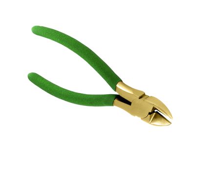 pruner on the white background