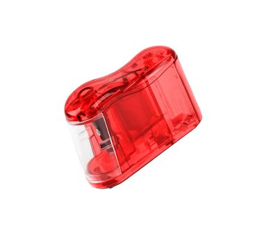 red pencil-sharpener isolated
