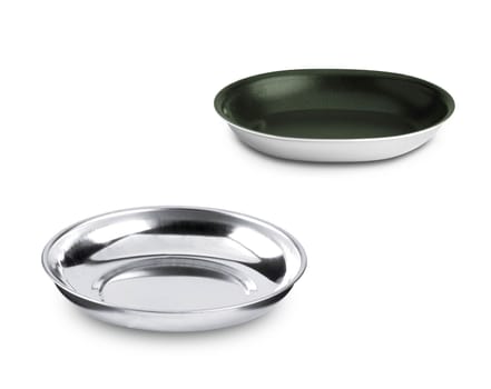metal Plate on white background