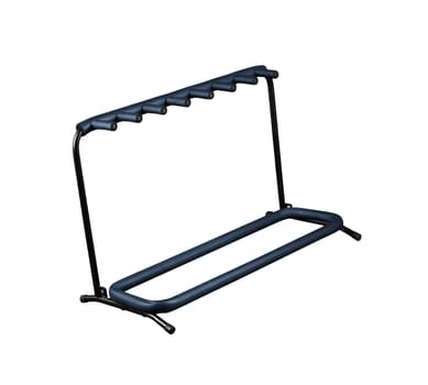bicycle parking stand isolated on white
