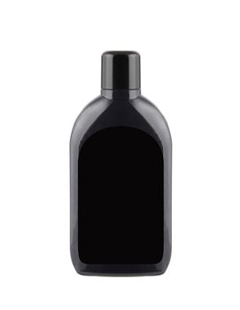 Cosmetic black bottle