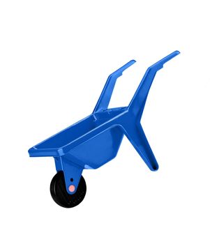 isolated handtruck on white background