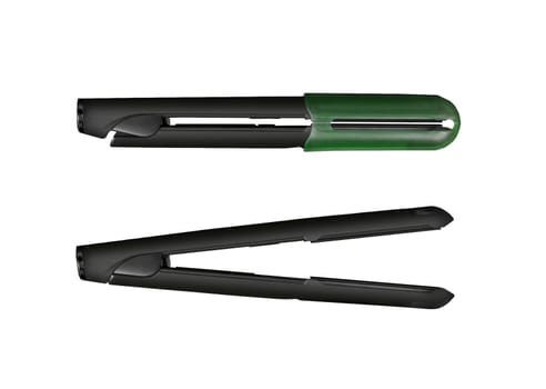 Iron for hair isolated