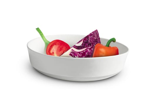 vegetables on plate