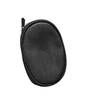 Black wallet case isolated on white