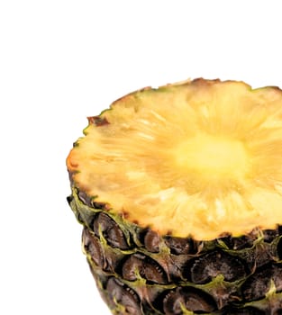 Pineapple slice isolated