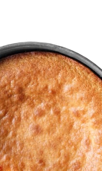 Butter cake close up