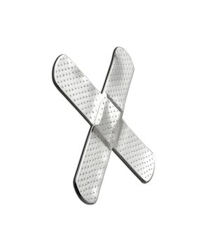 silver patch like cross