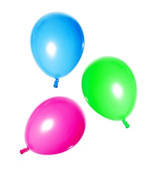 balloons isolated on white