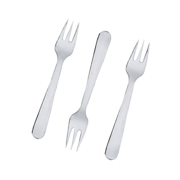 shiny silver forks isolated
