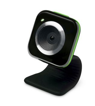 web camera isolated of white background