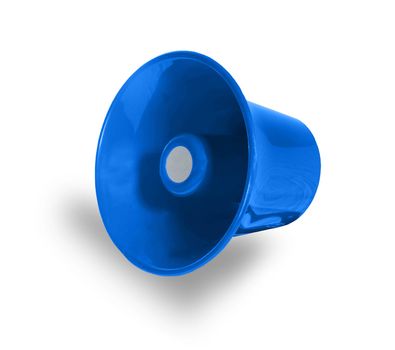 blue megaphone