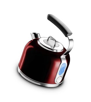 Electric kettle isolated on white background