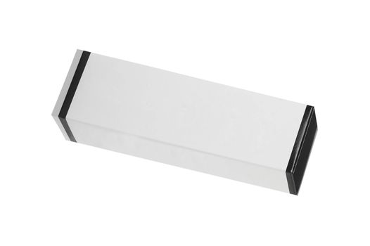 Blank White Box Isolated