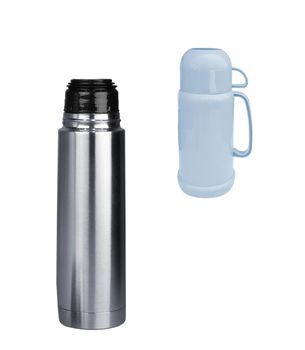 Thermos isolated on a white background