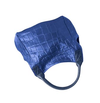 Woman's Leather Handbag blue