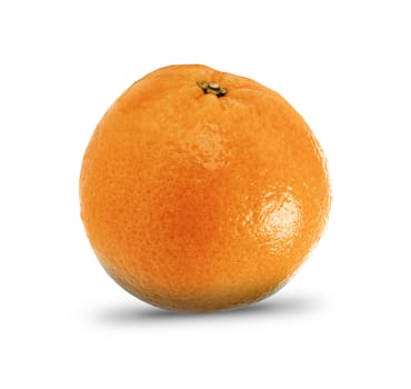 tangerine isolated on a white background