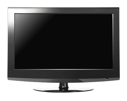 Computer monitor isolated on white background