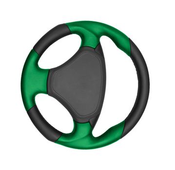 Isolated steering wheel of a car