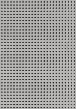 Shiny metal grid