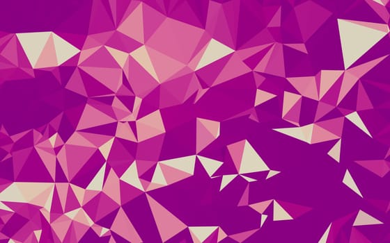 Abstract low poly background, geometry triangle, mosaic pastel color background