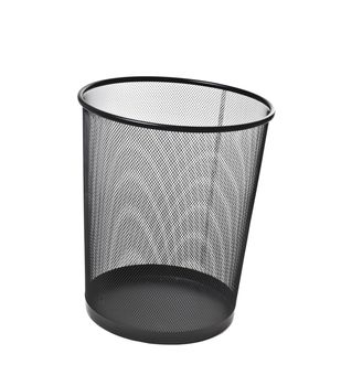 Trash can isolated on white background