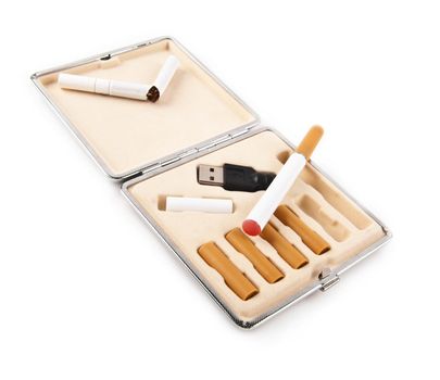electric cigarette isolated