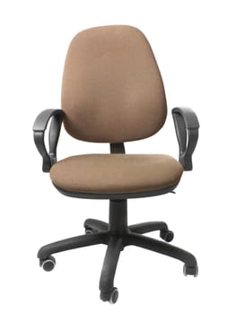 Office chair on wheels. Isolated