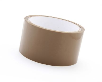The scotchtape isolated on white background