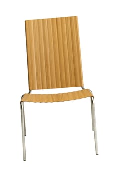 Wooden chair isolated